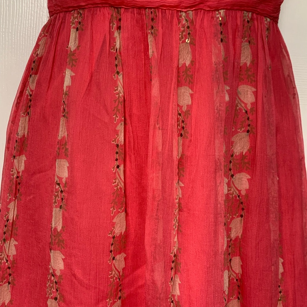 Vintage J Crew Silk Elegant Strapless Dress - Picture 3 of 14
